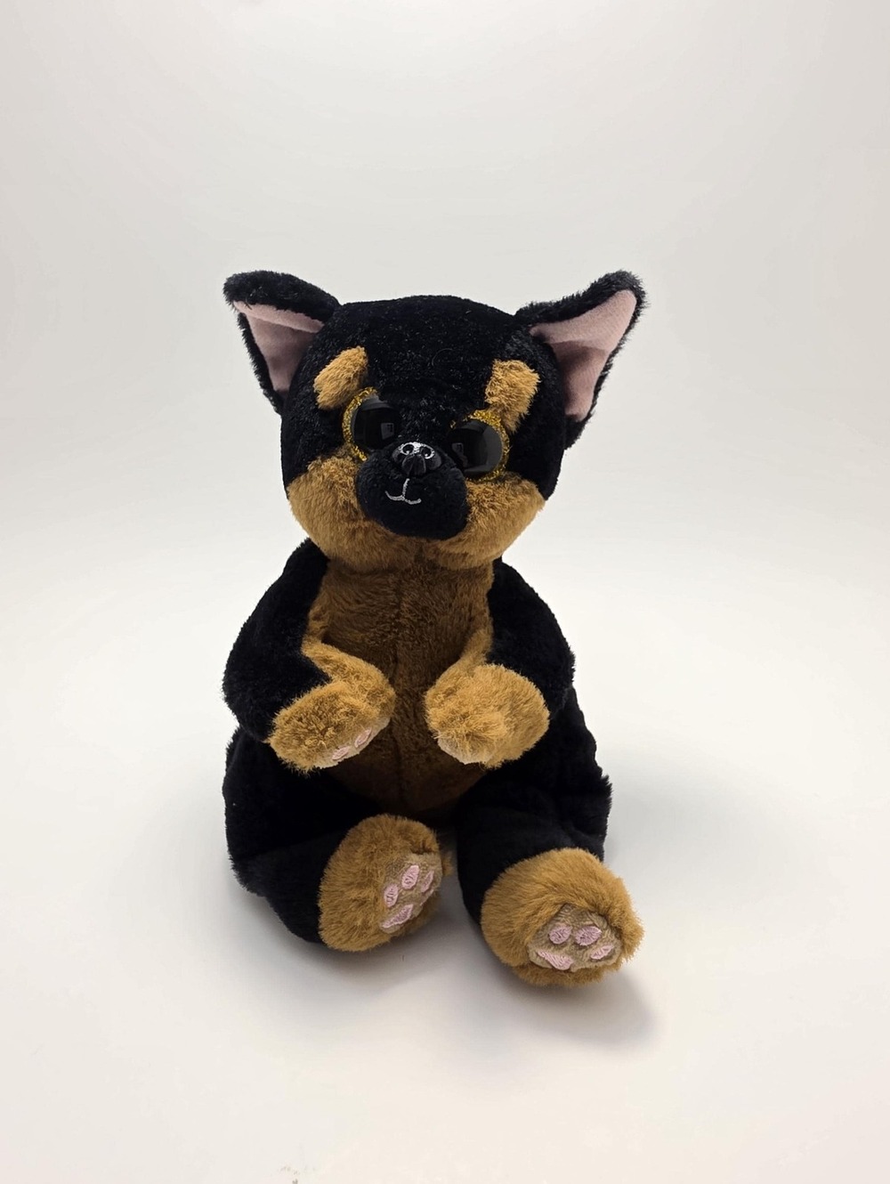 Ty Beanie Bellies “Fritz” the Dog Plush No Hang Tag! (8 inch)